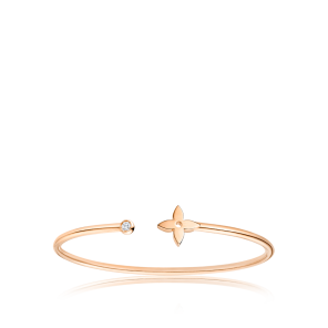 Louis Vuitton Idylle Blossom Twist Bracelet, Pink Gold